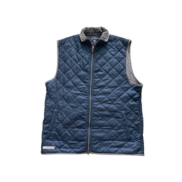 Southern Marsh Newton Quilted Vest – Washed Navy, Size Large - Picture 1 of 6